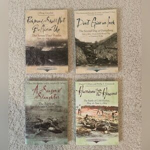 Lot of 4 Emerging Civil War Series Books - Richmond , Gettysburg , Spotsylvania